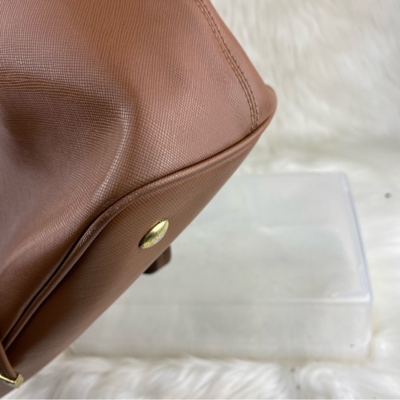 Coach Tan Leather Shoulder Bag - Picture 5 of 11